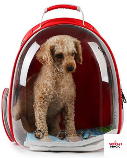 Mochila transportadora de mascota